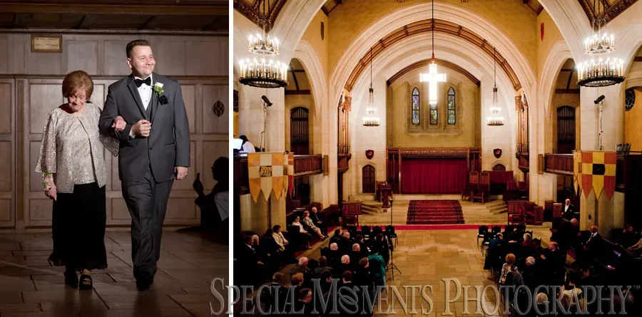 Masonic Temple Detroit MI wedding photograph