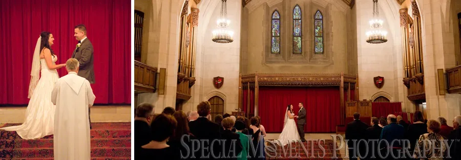 Masonic Temple Detroit MI wedding photograph