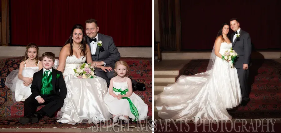 Masonic Temple Detroit MI wedding photograph