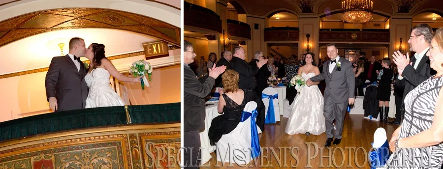 Masonic Temple Detroit MI wedding photograph