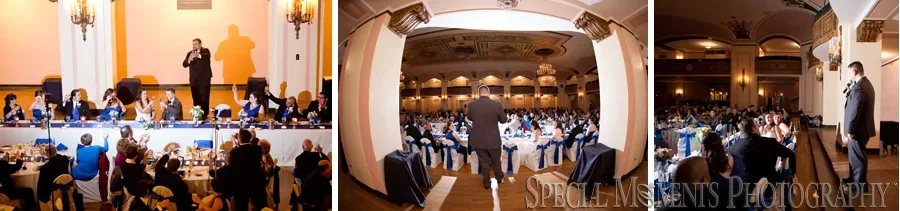 Masonic Temple Detroit MI wedding photograph