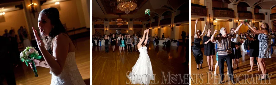 Masonic Temple Detroit MI wedding photograph