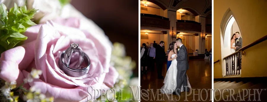 Masonic Temple Detroit MI wedding photograph
