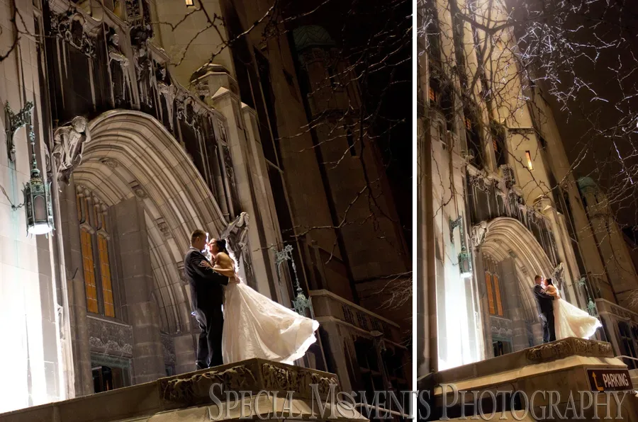 Masonic Temple Detroit MI wedding photograph