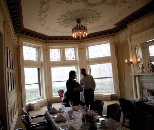 Nasir & Mark at The Whitney Restaurant Detroit LGBTQ wedding photograph
