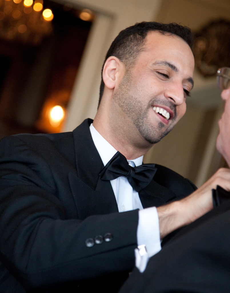 Nasir & Mark at The Whitney Restaurant Detroit LGBTQ wedding photograph