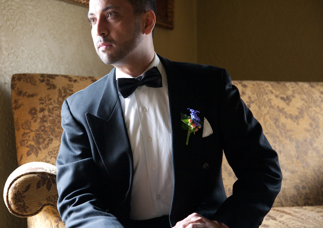 Nasir & Mark at The Whitney Restaurant Detroit LGBTQ wedding photograph