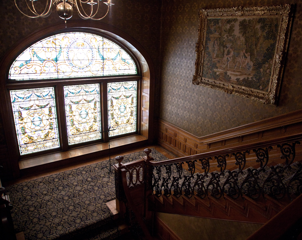 Nasir & Mark at The Whitney Restaurant Detroit LGBTQ wedding photograph