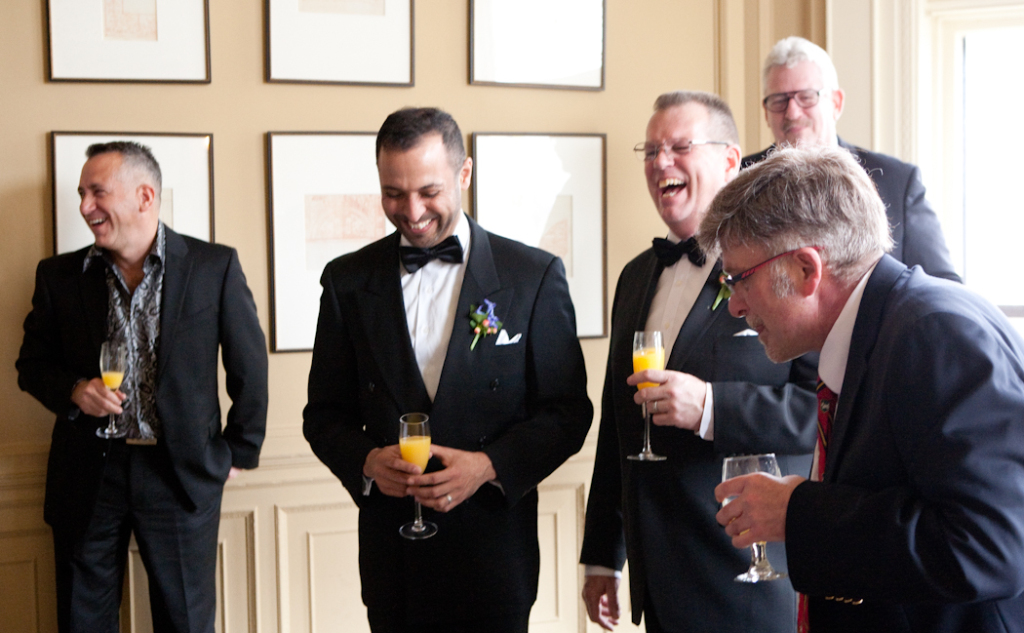 Nasir & Mark at The Whitney Restaurant Detroit LGBTQ wedding photograph