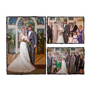 Fine Art Vintage Design - Bart & Katherine at Canterbury Castle Lake Orion MI wedding photograph