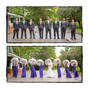 Fine Art Vintage Design - Bart & Katherine at Canterbury Castle Lake Orion MI wedding photograph