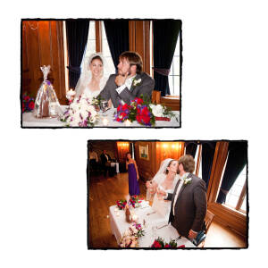 Fine Art Vintage Design - Bart & Katherine at Canterbury Castle Lake Orion MI wedding photograph