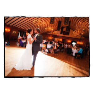 Fine Art Vintage Design - Bart & Katherine at Canterbury Castle Lake Orion MI wedding photograph