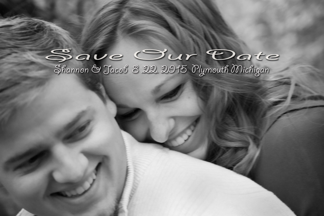 Save the Date Magnets wedding photograph