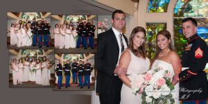 Coffee Table Design - Benjamin & Jennifer at Canterbury Castle Chapel Lake Orion MI wedding album photograph