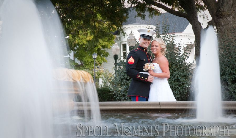 Kellogg Park Plymouth MI wedding photograph