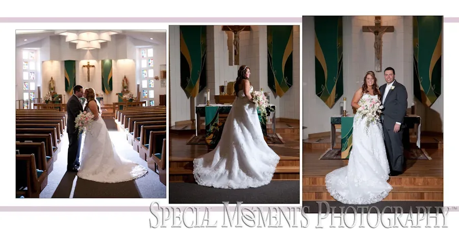 Holy Spirit Roman Catholic Brighton MI wedding photograph