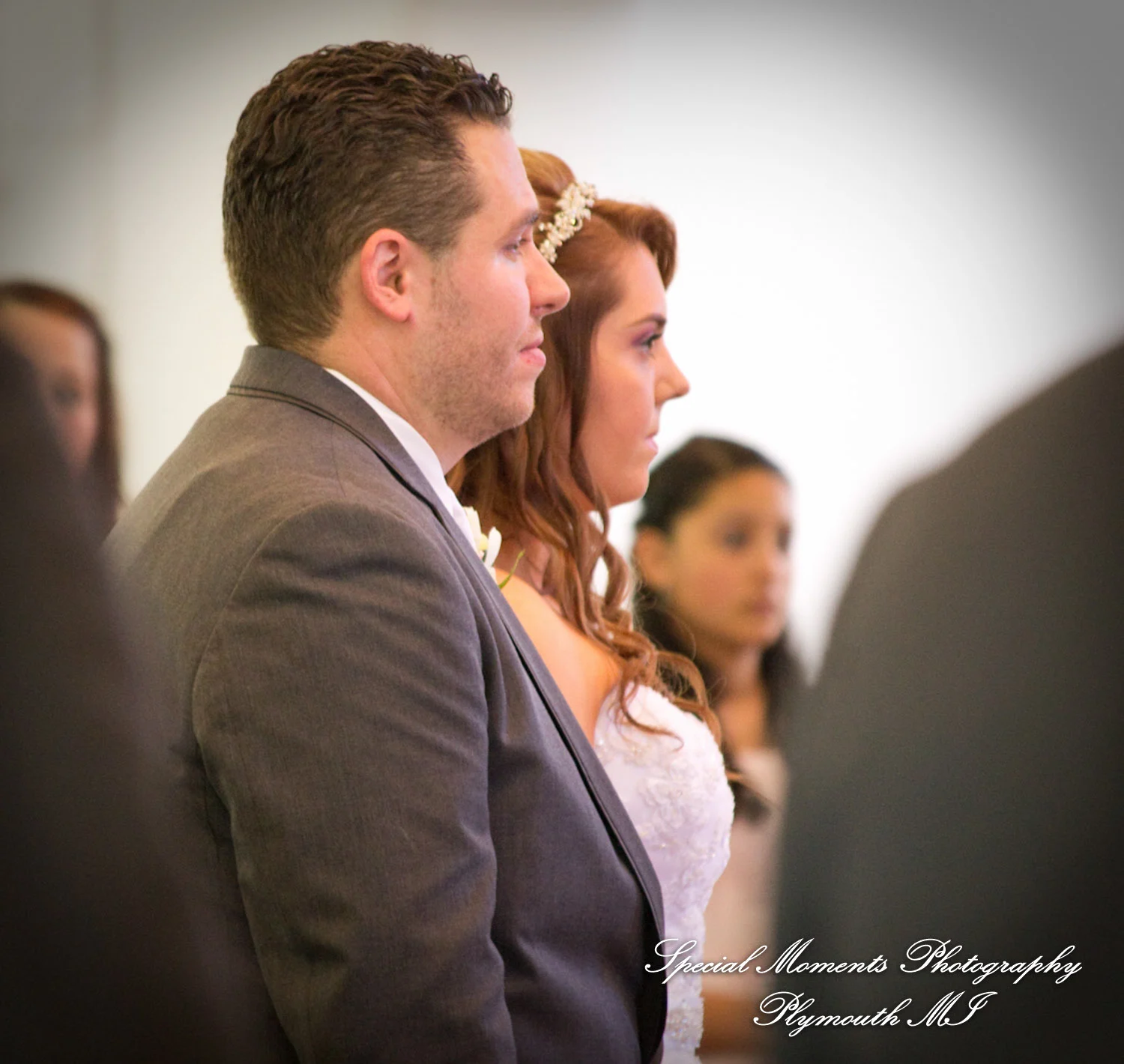 Holy Spirit Roman Catholic Brighton MI wedding photograph