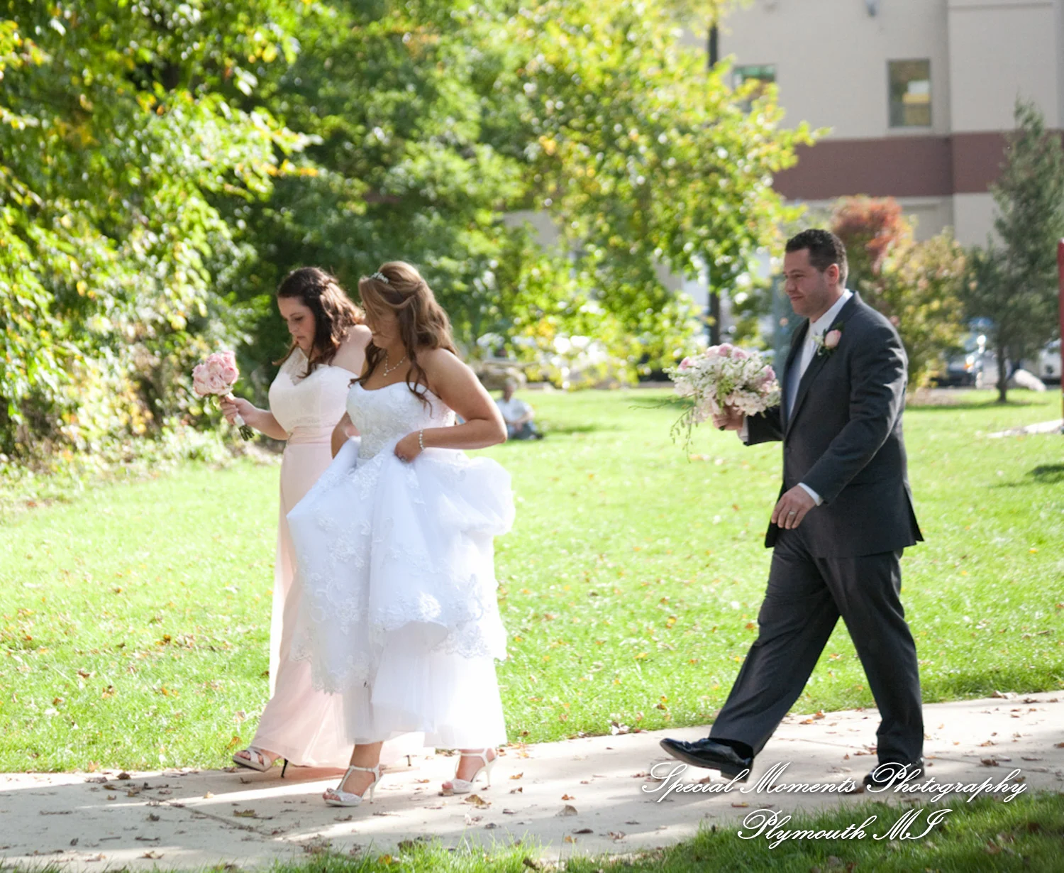 Mill Creek Park Dexter MI wedding photograph