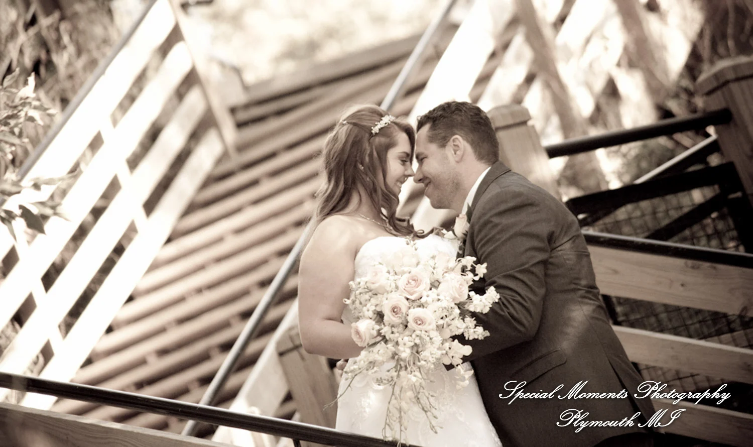 Mill Creek Park Dexter MI wedding photograph