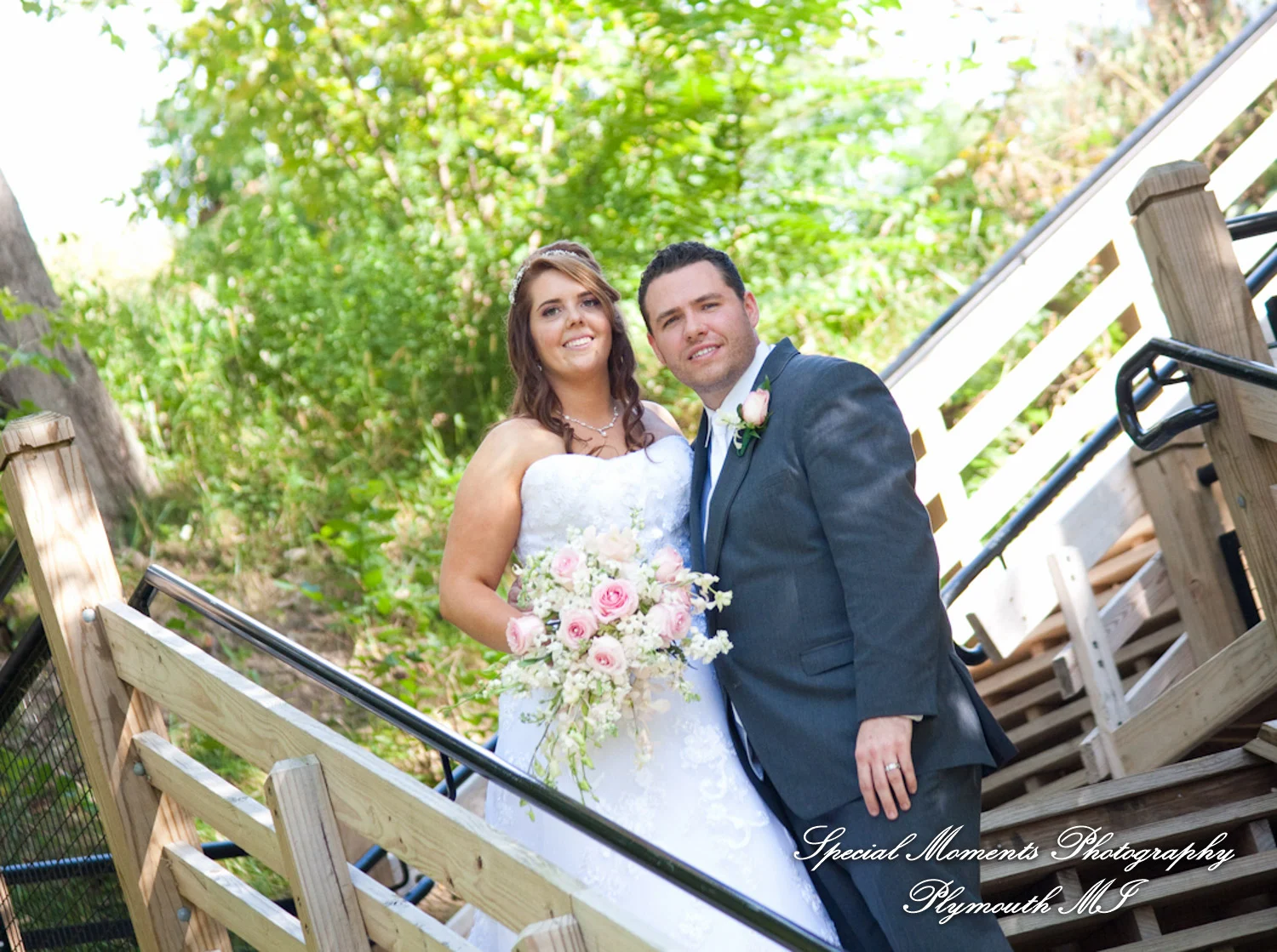 Mill Creek Park Dexter MI wedding photograph