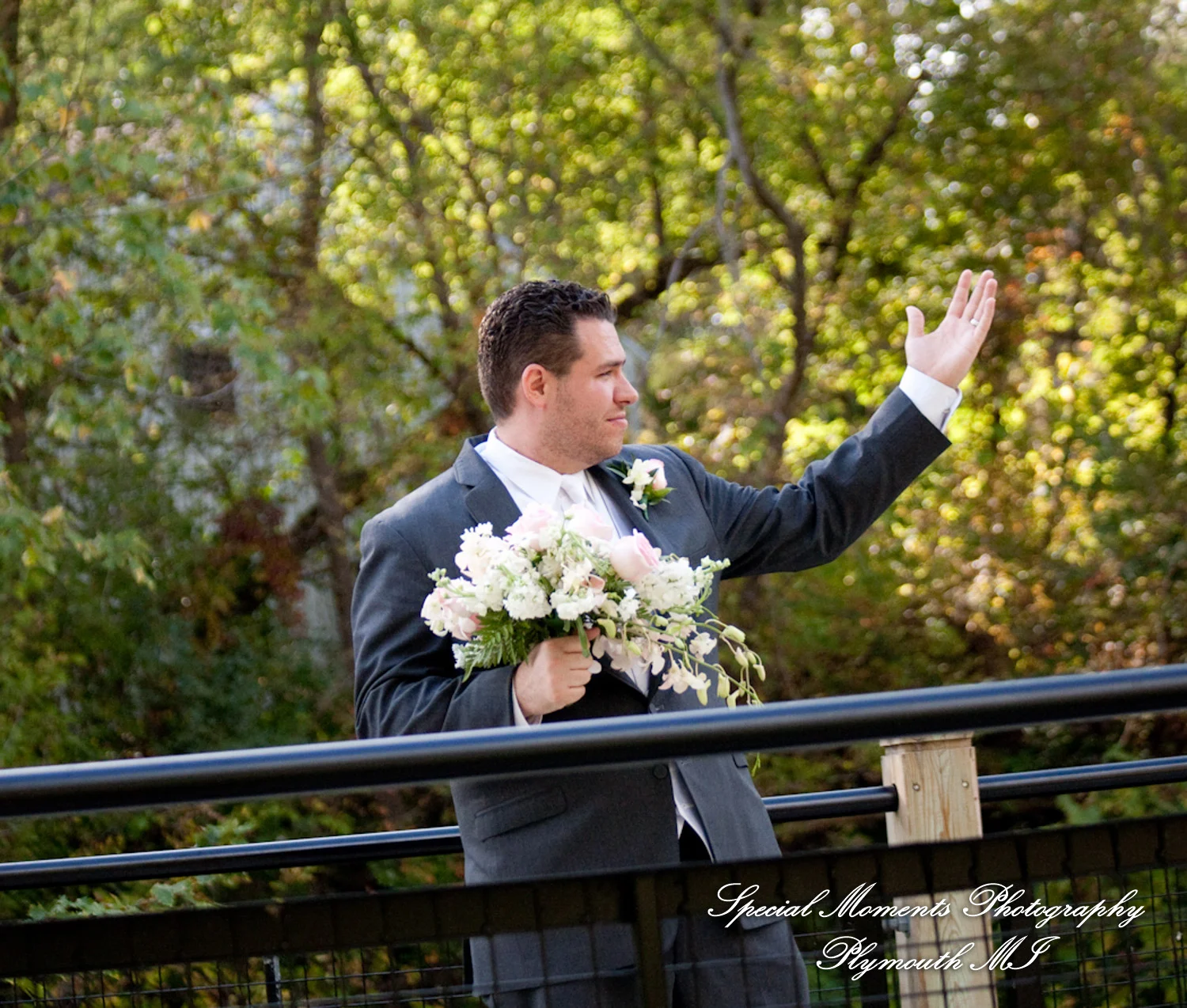 Mill Creek Park Dexter MI wedding photograph