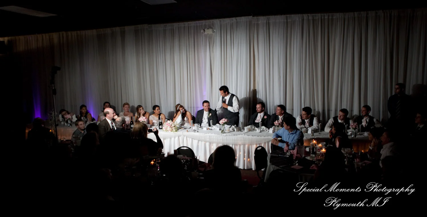 Knights of Columbus Dexter MI wedding photograph