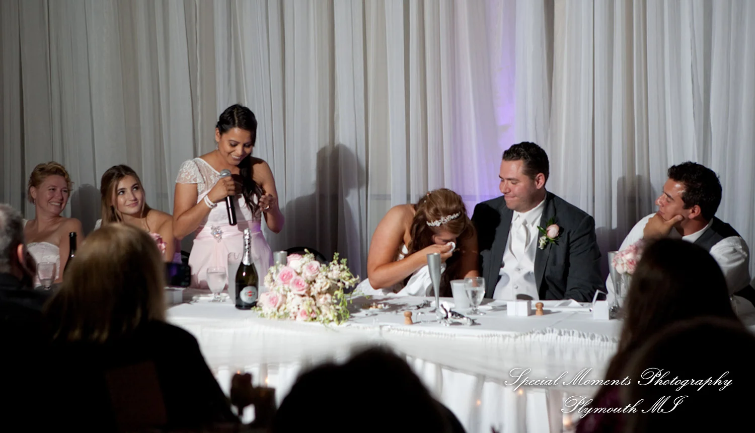 Knights of Columbus Dexter MI wedding photograph