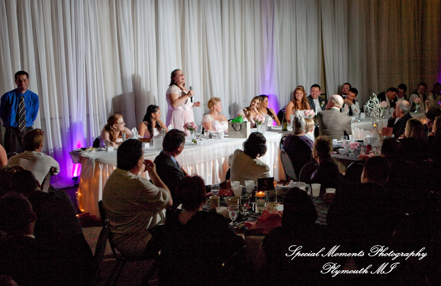 Knights of Columbus Dexter MI wedding photograph
