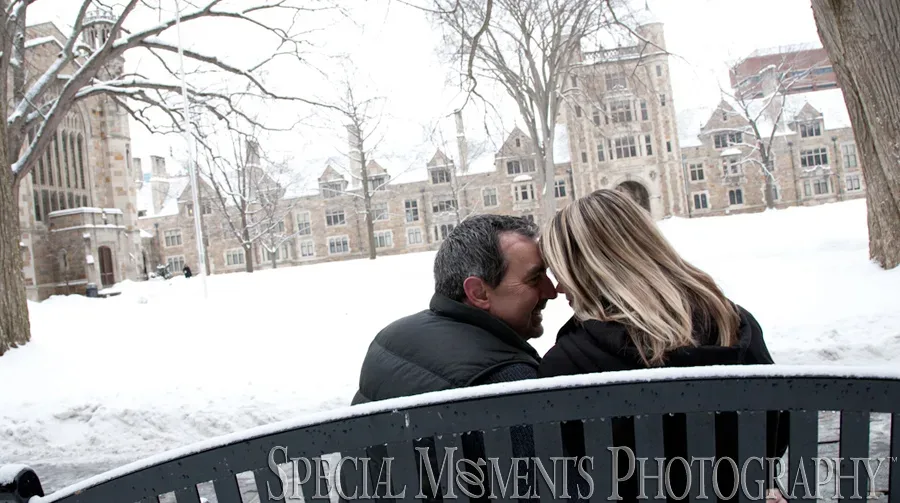 Law Quad Ann Arbor MI Engagement photograph