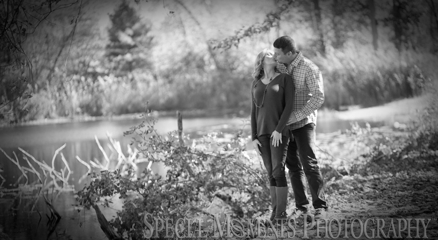 Long Park Commerce Twp. Michigan engagement photos