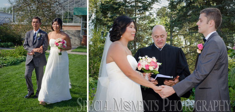 Matthaei Botanical Gardens Ann Arbor wedding photography