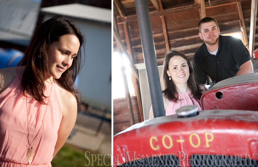 Saline MI Farm Wedding Engagement photograph