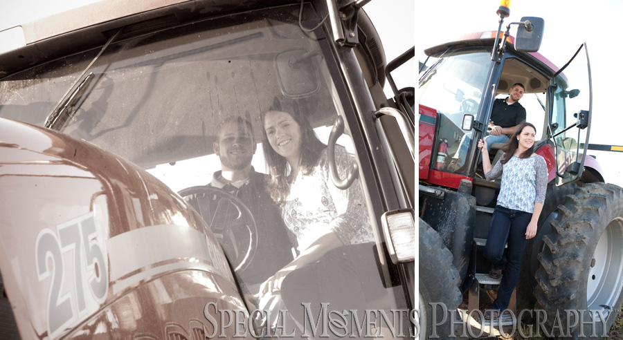 Saline MI Farm Wedding Engagement photograph