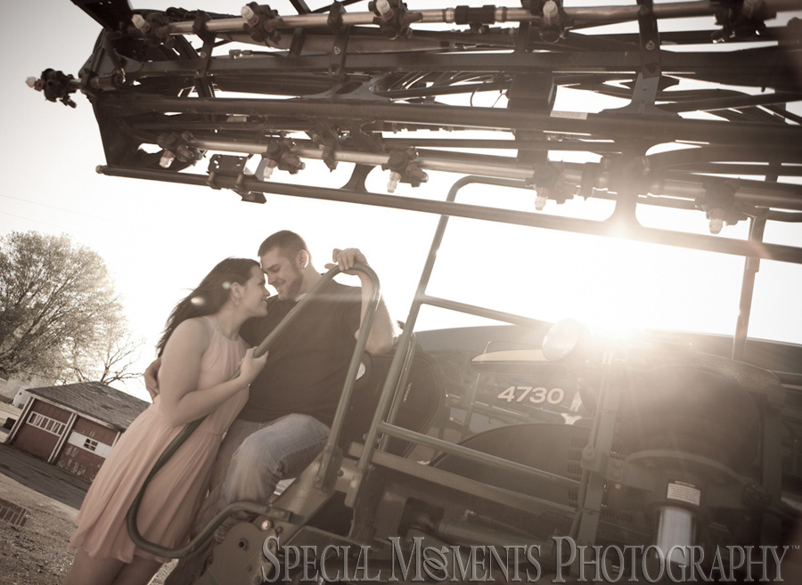 Saline MI Farm Wedding Engagement photograph