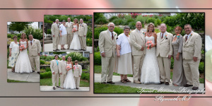 Coffee Table Design - Scott & Melissa at Bay Pointe Inn Shelbyville MI wedding album photography
