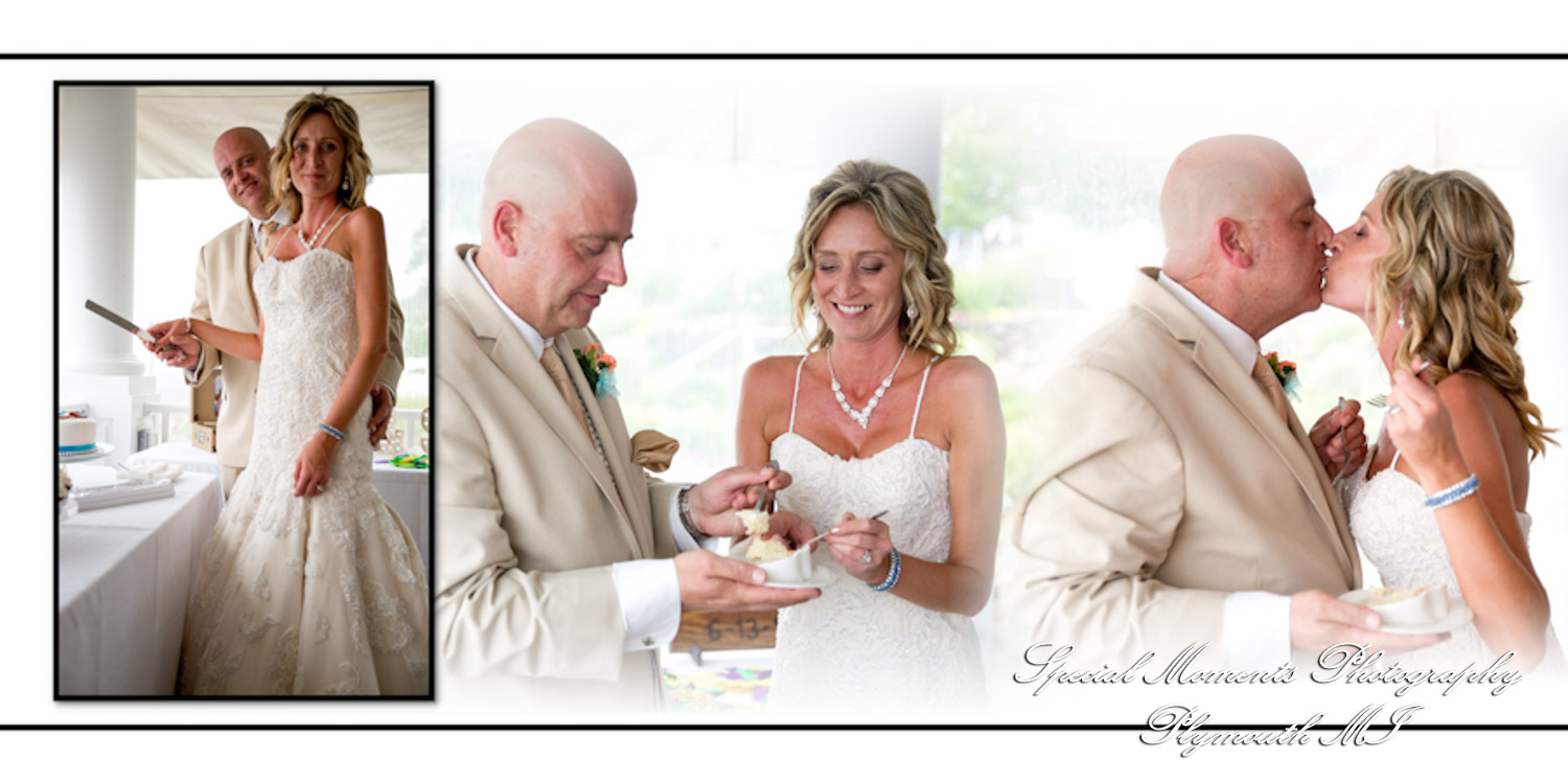 Fine Art Classic Design - Scott & Melissa at Bay Pointe Inn Shelbyville MI wedding album photography