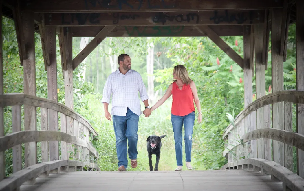 Long Park Commerce Township MI wedding photograph