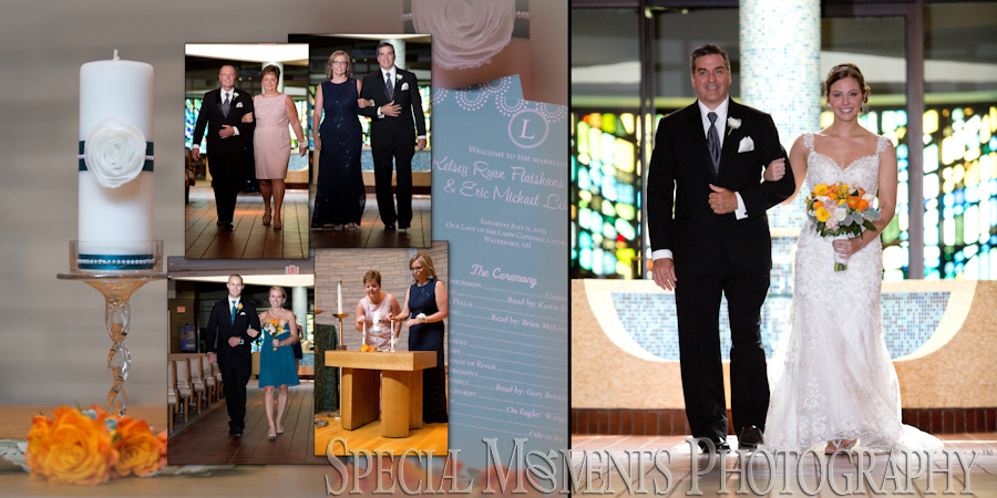 Our Lady of the Lakes Wedding Waterford MI photograph