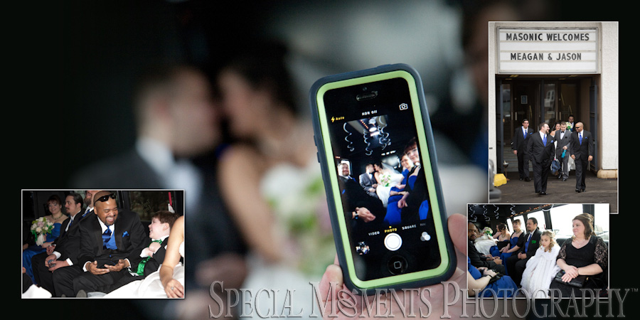 Masonic Temple Detroit MI wedding photograph