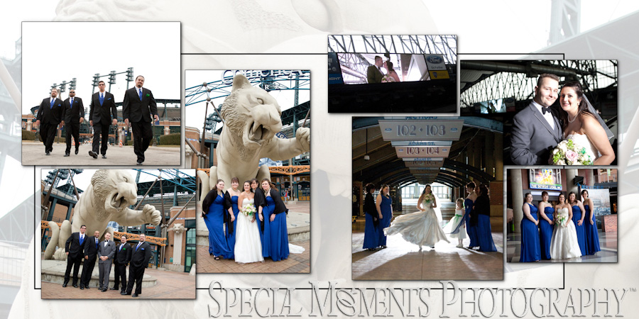 Masonic Temple Detroit MI wedding photograph