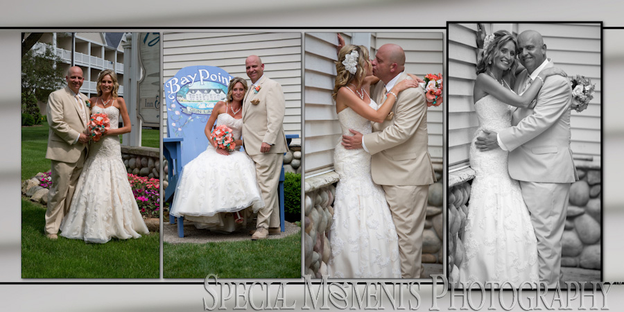 Bay Pointe Inn Shelbyville MI wedding photograph