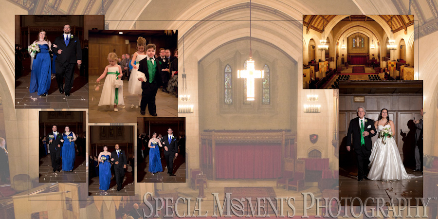 Masonic Temple Detroit MI wedding photograph
