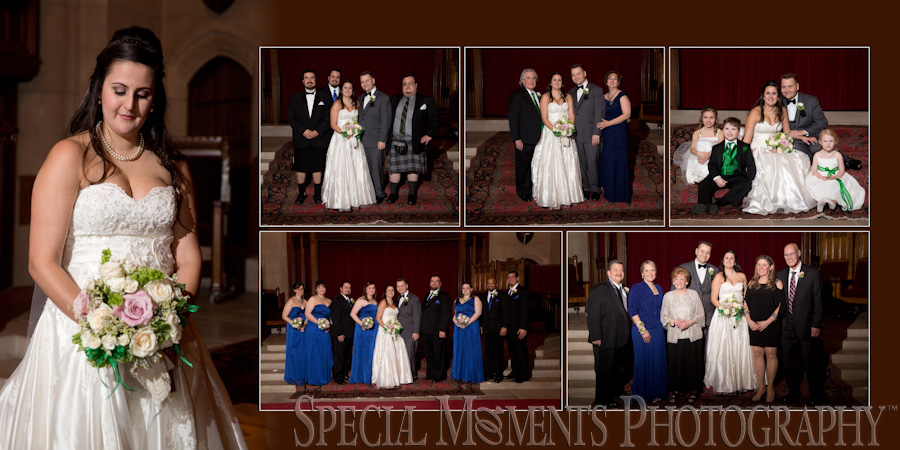 Masonic Temple Detroit MI wedding photograph