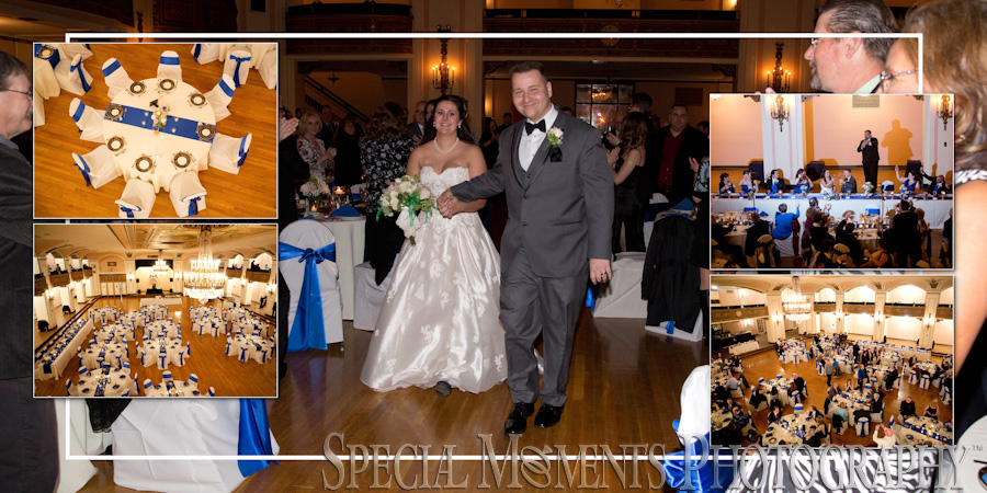 Masonic Temple Detroit MI wedding photograph
