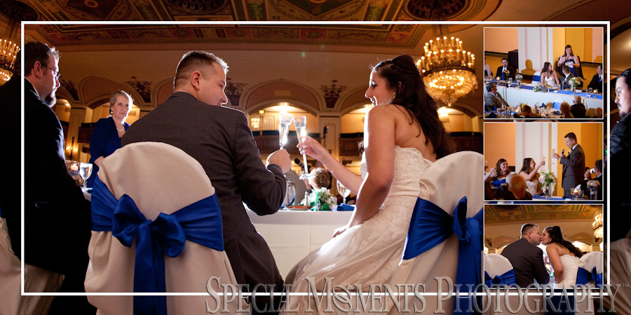 Masonic Temple Detroit MI wedding photograph