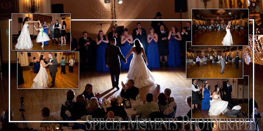Masonic Temple Detroit MI wedding photograph