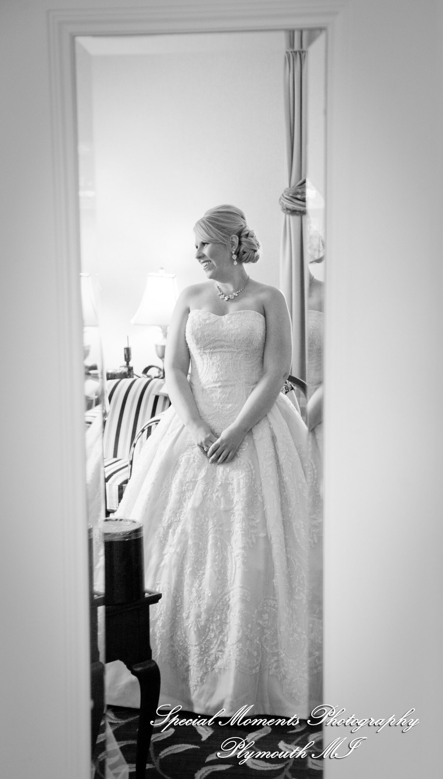 Charlotte & Andrew at Dearborn Inn Dearborn MI wedding photography