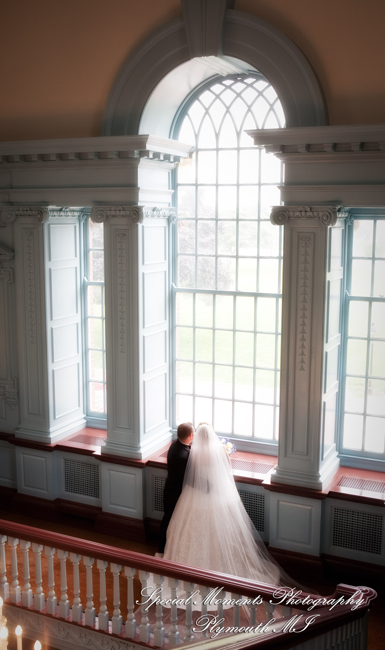 Charlotte & Andrew at Henry Ford Museum Dearborn MI wedding photography