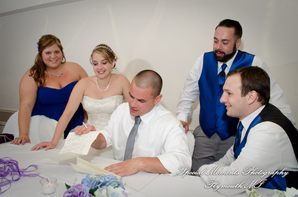 Katherine & Justin at Shelby Banquet Center Shelby Twp MI wedding photograph